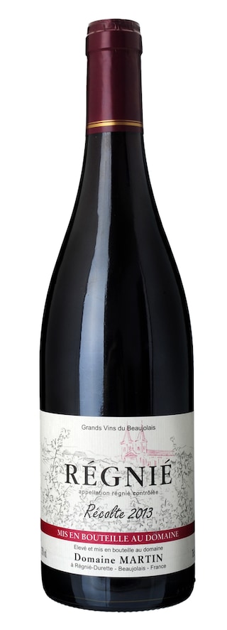 FR BOURGOGNE CRU DU BEAUJOLAIS | Grand vin de Beaujolais | Régnié Domaine Martin 2013 