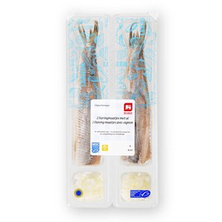Delhaize | 2 Hareng matjes avec oignons 