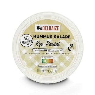 Delhaize | Kip salade met hummus & kaas 