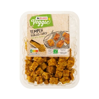 Delhaize | Cubes de tempeh | Curry 