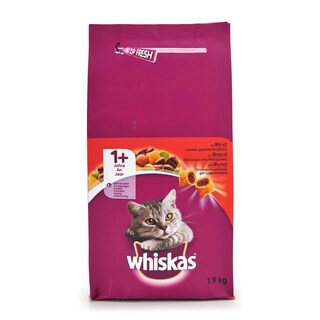 Whiskas | Aliment chat | Croquettes | Boeuf 1,9 kg