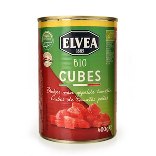 Elvea | Tomates | Pelées | Cubes | Bio 
