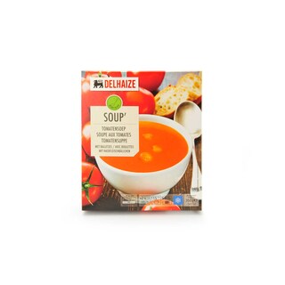 Delhaize | Soupe | A la tomate, avec boul 