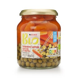 Petits pois-Carottes | Extra fins | Bio|Bocal