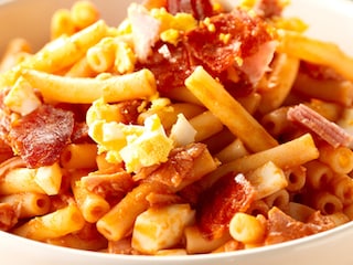 Macaroni met chorizo