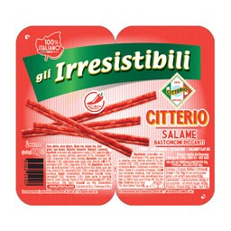 Sticks piquants de salami