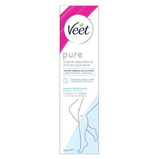Veet | PURE | Crème Dépilatoire Peaux Sensibles | 20 cl 