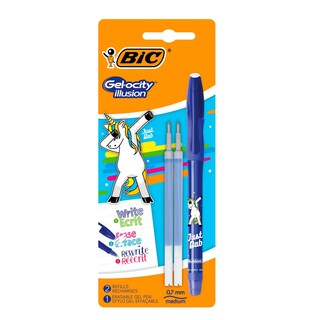 Bic | Illusion Decor 1+2 refill blue 