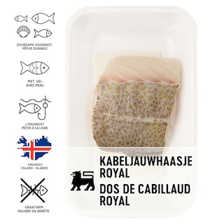 Delhaize | Dos de cabillaud | Royale 