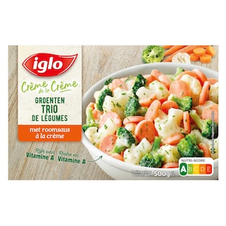 Iglo | Crème de la Crème | Groenten trio | Met roomsaus 
