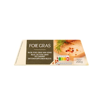 Delhaize | Foie gras | Eend | Blok 