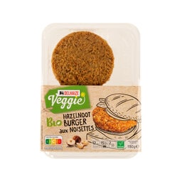 Delhaize | Bio | Burger aux noisettes | Végétarien | Bio 