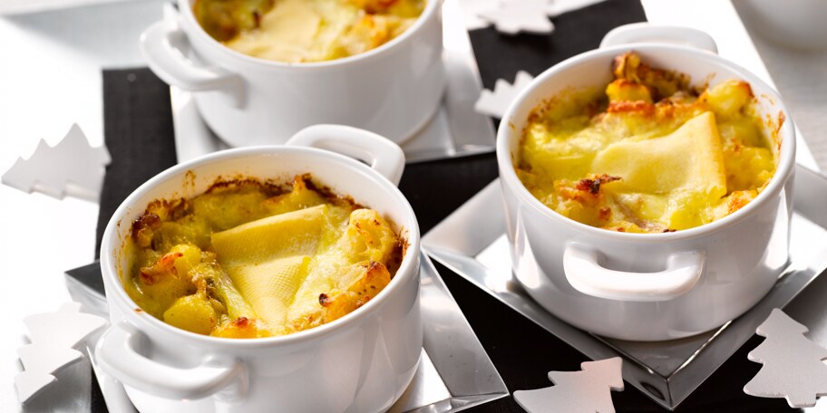 Petites tartiflettes en cocotte