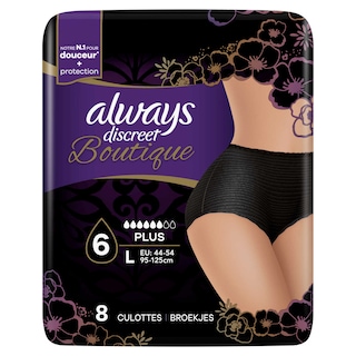 Always | Culottes | Urinaires | Noire 