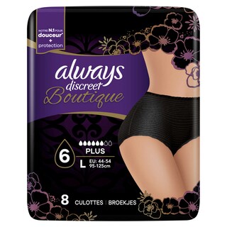 Always | Culottes | Urinaires | Noire 