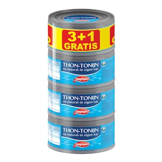 Saupiquet | Tonijn | Eigen nat | Stukjes 