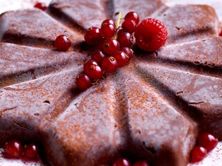 Chocolade- en kastanjeparfait met whisky