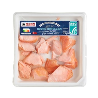 Delhaize | Zalmflakes | Warmgerookte 
