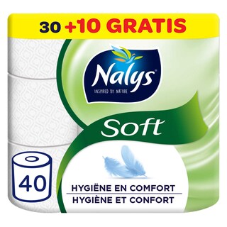 Nalys | Toiletpapier | Soft | Eco | 30+10 