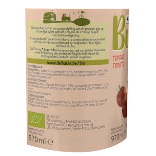 Delhaize | Bio | Soep | Tomaten | Bio 
