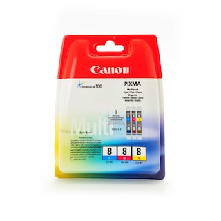 Canon | Cartouches d'encre | CLI-8C + M + Y 