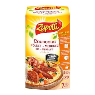 Zapetti | Couscous | Marocaine | Poulet Merguez 