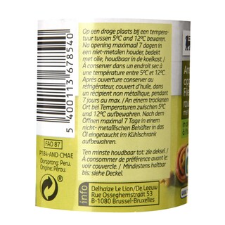 Delhaize | Anchois | Huile d'olive | Roulés 60 gr