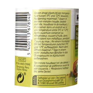 Delhaize | Ansjovis | Olijfolie | Gerolde 