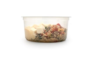 Delhaize | Kleine salade | Groentencouscous | Hummus 