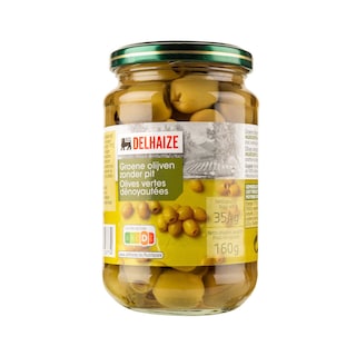 Delhaize | Olijven | Groen | Ontpit 