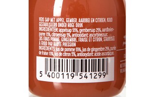 Delhaize | Shot | Aardbei gember 