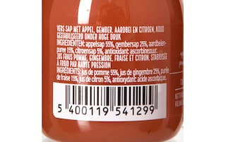 Delhaize | Shot | Aardbei gember 