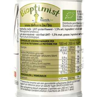 Delhaize | Bio | Melk | Halfvolle | Bio 