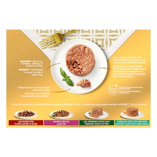 Gourmet | Gold | Kattenvoeding | Pâté | Vlees/Vis 12 x 85 gr