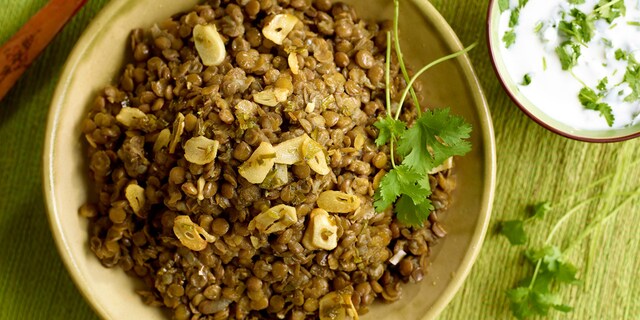 Dal de lentilles bio au curry