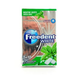 Chewing-gum fruits Freedent 5x10 sur