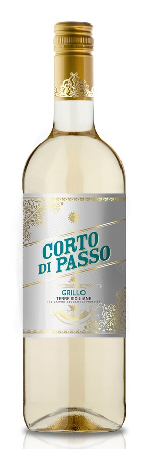 Italie -- Italië | Sicilia | Corta Passo Grillo | 2019 | 75cl | Witte wijn 