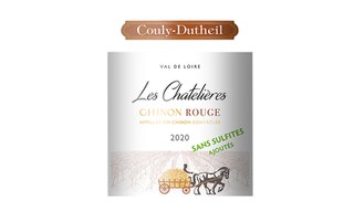 France - Loire | Chinon Chatelière Sans Sulfite 2020 Rood 