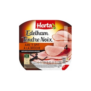 Herta | Tendre Noix | Edelham in sneetjes | + 1 sneetje gratis 
