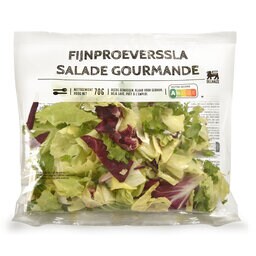 Delhaize | Sla | Fijnproever 70 gr