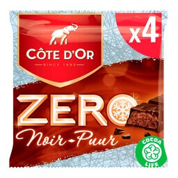 Chocolat | ZERO | Chocolat Noir | 4 Pcs