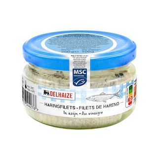 Delhaize | Haringfilets | Azijn 