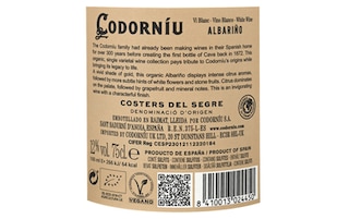 Codorniu | Costers del Segre | Albariño |  Bio | Wit 