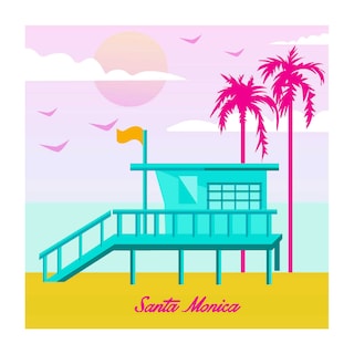 Happy Paper | 20 Servetten | Santa Monica Pink | 33x33cm 