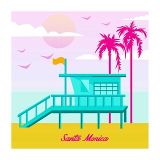 Happy Paper | 20 Serviettes | Santa Monica Pink | 33x33cm 