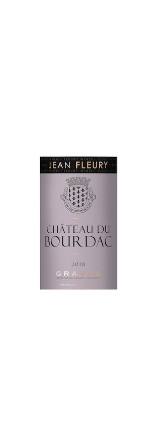 Jean Fleury | Chateau D U Bourdac | Graves | 2018 75 cl