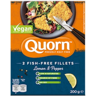 Quorn | Filets Végan | Sans Poisson | Citron&Poivre 