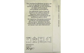 Delhaize | Bio | Kruidenthee | Spijsvertering | Zakjes | Bio 20 x 1,5 gr