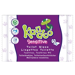 Kandoo | Lingettes | Sensible | 60st 