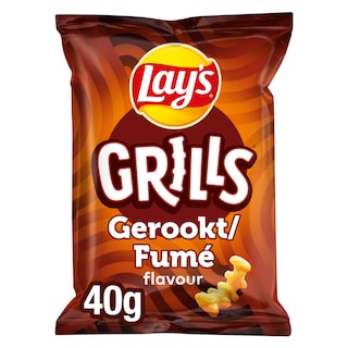 Lay's | Grills | Gerookt | Snacks | Chips | 40G 40 gr